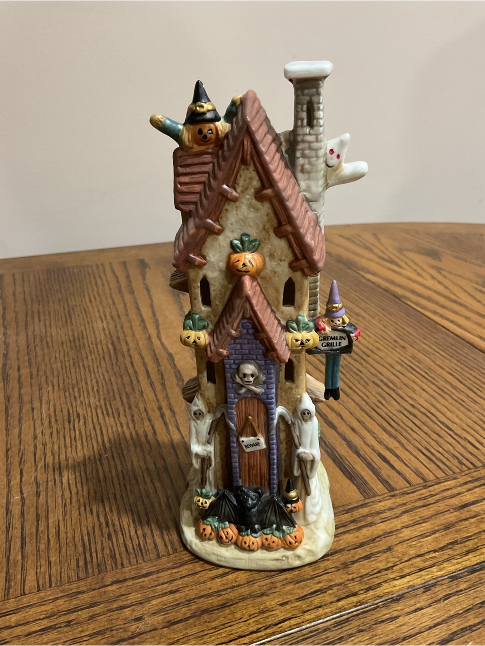Halloween Tall Haunted House Ceramic Village Set - Picture 8 of 16